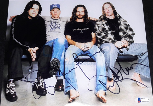 Fotografia Autografiada Tool Rock Heavy Metal Fear Inoculum