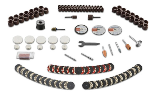 Imagen 5 de 9 de Kit 160 Piezas Accesorios Dremel Set 710 Rw2 En Estuche