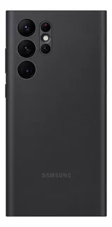 Funda Samsung Smart LED View Cover EF-NS908PJEGWW black con diseño liso Galaxy S22 Ultra por 1 unidad