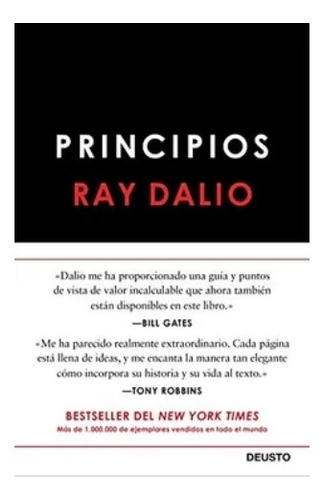 Principios - Ray Dalio.  T.  Dura.  Nuevo 