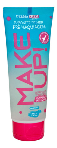 Kit 3 Sabonetes Demaquilantes Pré Make Up Dermachem 100ml