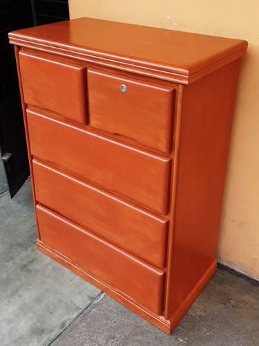 Cómoda En Madera Capirona De 80 Cm De Largo