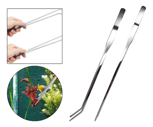 Juego De 2 Pinzas De Alimentación Para Reptiles, Pinzas