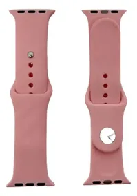 Malla Reloj Silicona Skyway 3840 Con Hebilla Para Apple Iwatch 38 mm Color Rosa