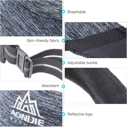 Imagen 10 de 10 de Outdoor Running Visera Deportes Luz Del Sol Sombreado Cap Co