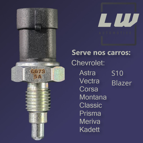 Interruptor Luz Ré Com Conector Astra Vectra Prisma Meriva