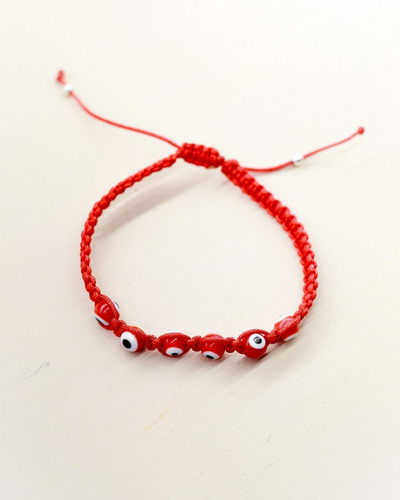 Imagen 2 de 4 de Pulsera Tejida 6 Ojos - Caballero