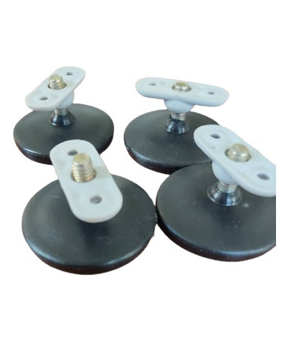 Nivelador De 60 Mm Redondo Para Muebles Pack De 4 Unidades