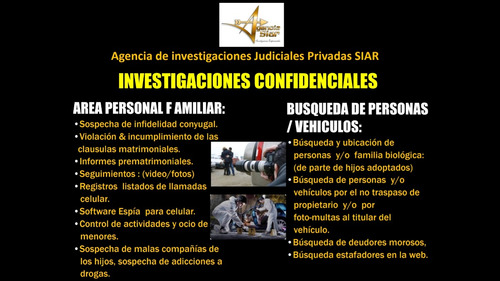 Imagen 8 de 10 de Detectives Pirvados Investigadores Siar - Cali Colombia