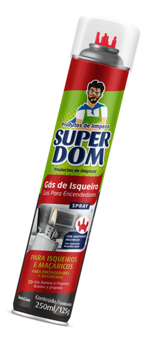 Gás Dom Line De 300ml Para Isqueiros E Maçaricos