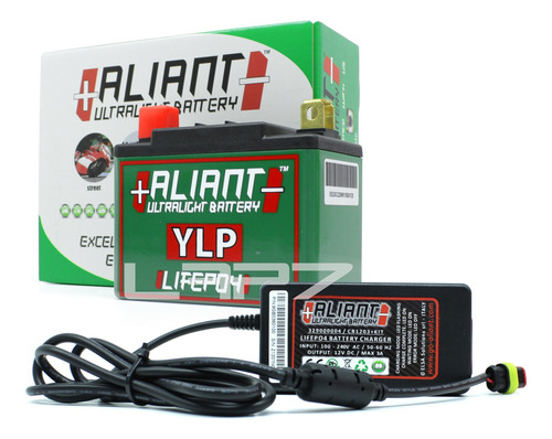 Bateria + Carregador Lítio Aliant Ylp14 Competição