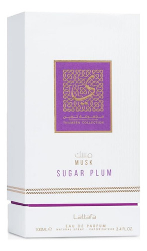 Perfume Unisex Lattafa Musk Sugar Plum Eau De Parfum 100ml