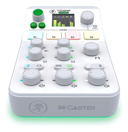 Mezcladora De Estudio Para Streaming Mixcaster Studio Wh Mac