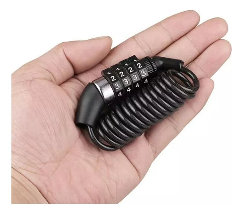 Candado Para Casco De Motocicleta Con Combinacion De Acero