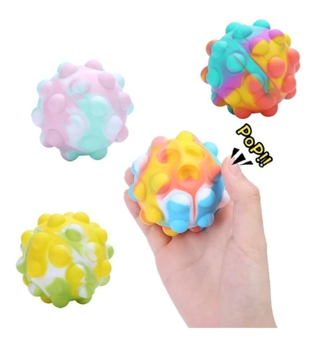 Juguete Antiestrés Sensorial Burbujas Fidget Toy Push Pop It