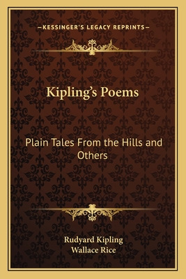Libro Kipling's Poems: Plain Tales From The Hills And Oth...