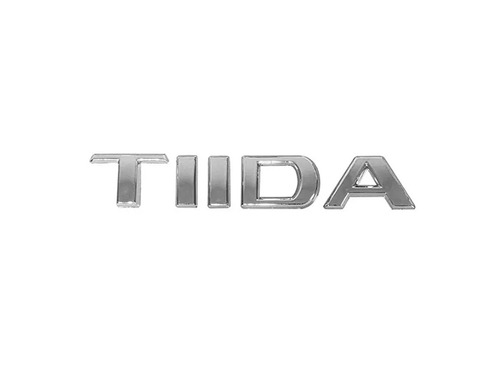 Emblema Nissan Letras Tiida Cromado