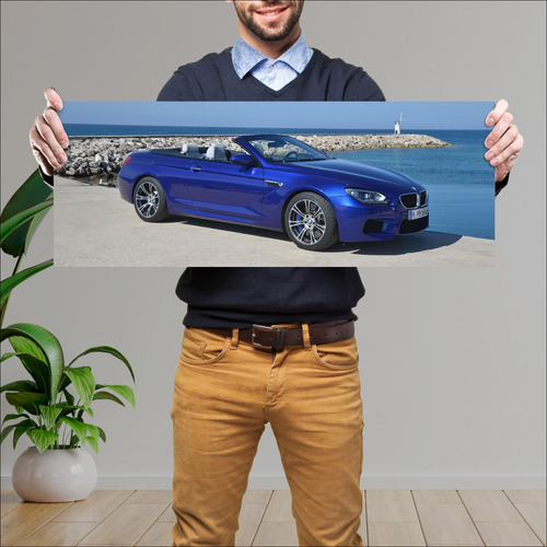 Cuadro 30x80cm Auto 2012 Bmw M6 Convertible 8321 989