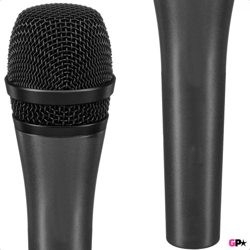 Microfono Dinamico Profesional Metalico 835 Cable Voces Color Negro