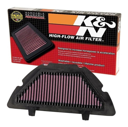 Imagem 2 de 5 de Filtro De Ar K&n Ya-1007 Moto Yamaha Yzf R1 07 08