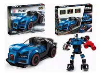 Comprar Carro De Corrida 2 Em 1 Robô Transformer Em Blocos De Montar
