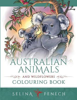 Libro Australian Animals And Wildflowers Colouring Book -...
