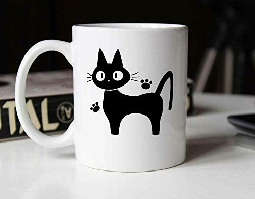 Gato Taza Kikiã¢s Servicio Entrega Studio Ghibli Amor