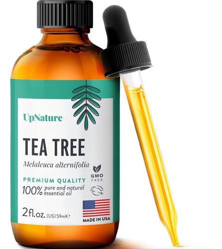 Aceite Esencial Upnature Tea Tree 100% Natural Y Puro, 60 Ml
