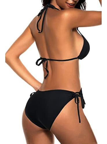 Bikini De Playa De Dos Piezas Con Relleno Para Mujer