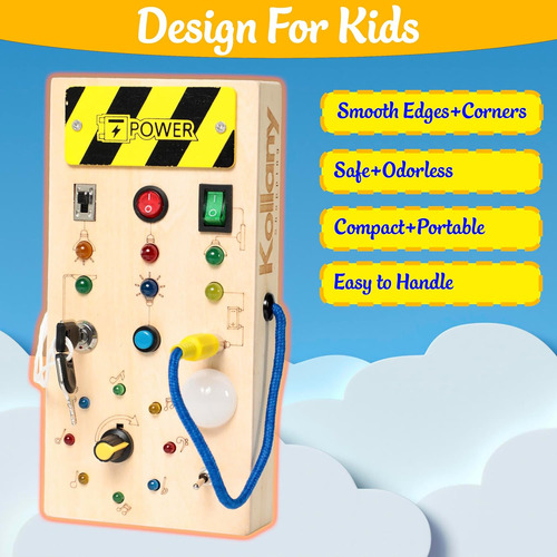 Kollany-tablero Ocupado Para Niños Pequeños Tablero Ocupado