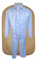 Comprar Traje Niño Smoking Comunión Blanco 5 Piezas Comunión