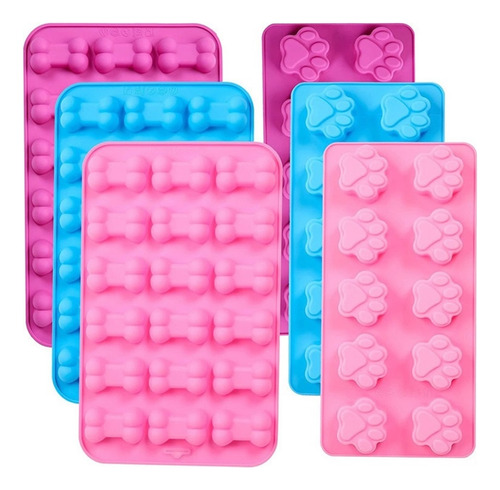 Moldes De Silicona Para Hornear Con Forma De Pata Y Hueso (6