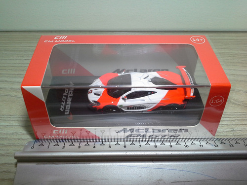 Miniatura Ayrton Senna Mclaren P1 Gt-r Cm-model 1:64 (7cm) Cor Vermelho