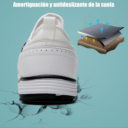 Tenis De Golf Transpirables Para Hombre