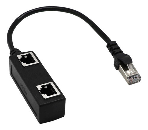 1 A 2 Puertos Ethernet Switch Rj45 Y Splitter Adaptador