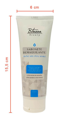 Imagem 4 de 4 de Sabonete Demaquilante Bitarra Beauty Skin Care Pós Maquiagem