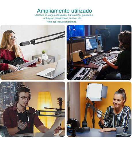 Soporte Brazo Para Grabación Estudio De Condensador