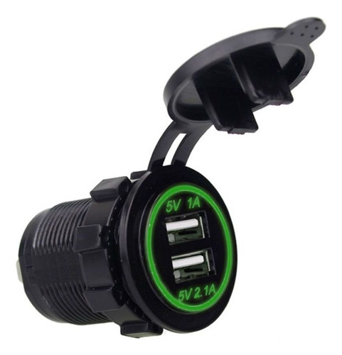 Universal 3.1a Adaptador De Cargador De Coche Dual Usb 2 Pue