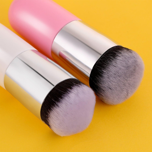 2 Piezas Brocha Para Base Brocha De Maquillaje Gordita Broch