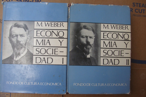 2 Tomos Economia Y Sociedad , Año 1964 , M. Weber
