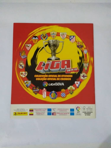 Album Panini La Liga 2014 - 2015 (vacío)