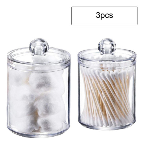 Frascos De De 3 Piezas Con Tapas Organización Baño