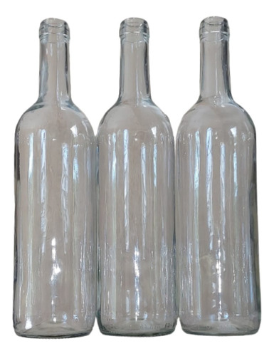 32 Botellas Vidrio 750ml Corchotapa