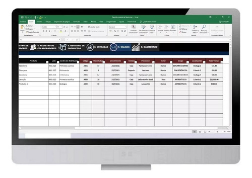 Plantilla Para Control Gestion De Inventarios Automatica