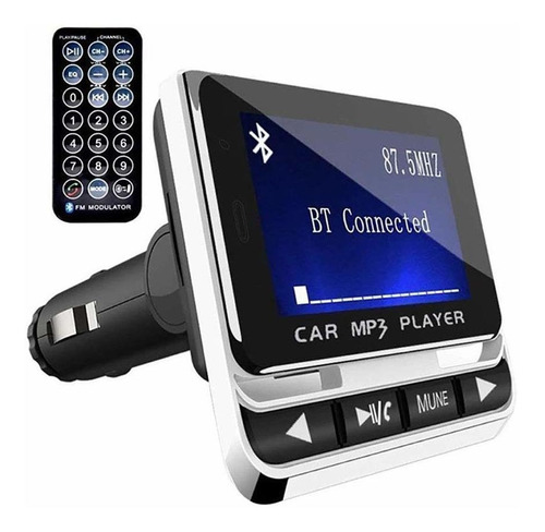 Transmisor Fm Bluetooth Para Automóvil, Adaptador De Radio.