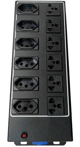 25x Régua 12 Tomadas (6 Universal) Entrada Powercon 4000w