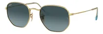 Comprar Ray-ban Rb3548n 91233m Hexagonal Flat Azul Degradado Dorado Square Shape Dorado Dorado Oscuro Dorado Dorado