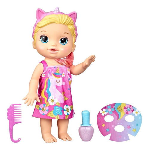 Muñeca Hasbro Baby Alive Bebe Día De Spa Rubia +3 Años