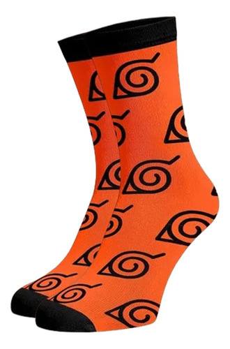 Medias Mr Socks Mr 196 Simbolo Naranja Naruto 