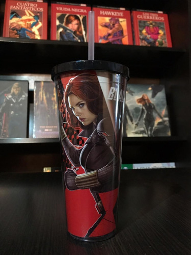 Vaso De Cine Premium Black Widow / Viuda Negra